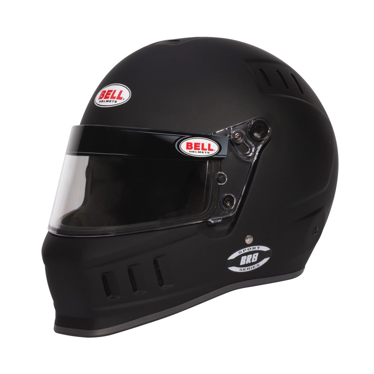 "Bell BR8 Helmet BLACK SA2020 Front View Image