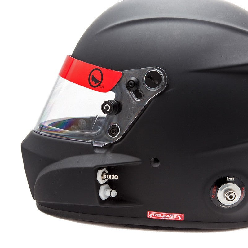 Roux R-1 Fiberglass SA2015 HelmetHigh-Resolution Roux R-1F Fiberglass Loaded SA2020 Helmet left Side Image