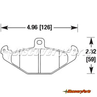 Thumbnail for Carbotech CT491L Lotus Elise (2005-11) Rear Brake Pad Set