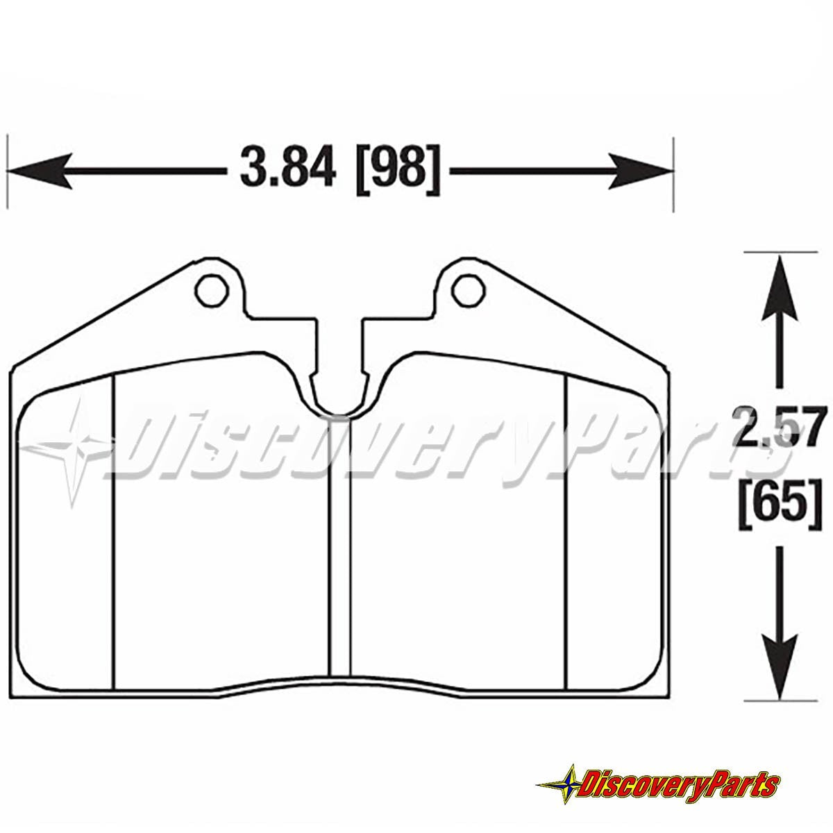 Carbotech CT345 Race Pads for Stoptech ST-41 Caliper