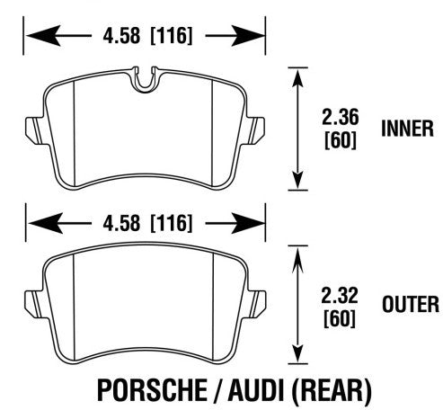 Carbotech CT1547 Porsche Brake Pad Set
