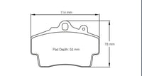 Thumbnail for Pagid Racing Brake Pads No. 2407
