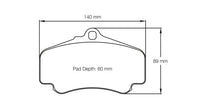 Thumbnail for Pagid Racing Brake Pads No. 2474