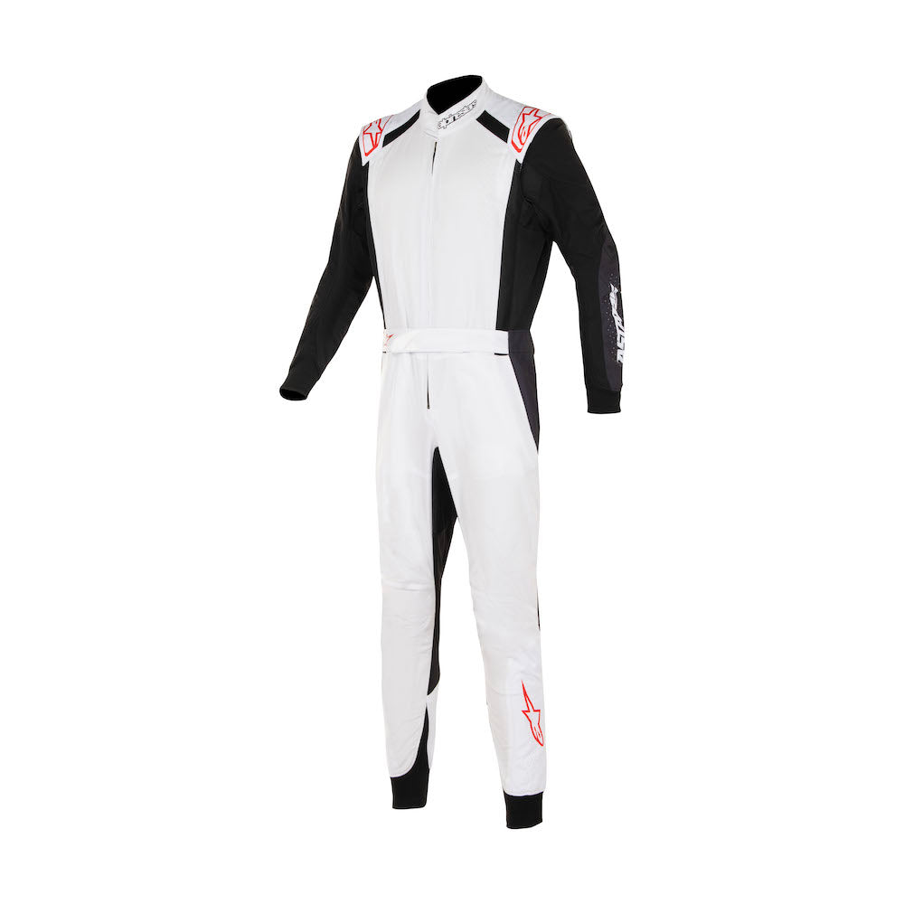 A racer's top choice: the Alpinestars KMX-5 V2 Kart Racing Suit, available in 5 dynamic designs tailored for the motorsports arena.