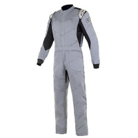 Thumbnail for ALPINESTARS KNOXVILLE V2 RACE SUIT GRAY / BLACK FRONT IMAGE