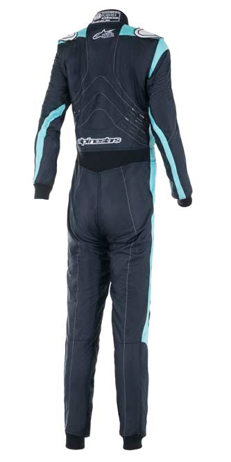 Alpinestars Stella Gp Pro Comp V2 Race Suit black / turquoise Back Image