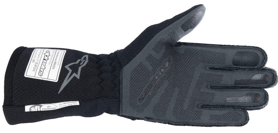 Alpinestars Tech-1 ZX v4 Nomex Gloves Black / Anthracite Palm Image