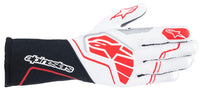 Thumbnail for Alpinestars Tech-1 ZX v4 Nomex Gloves White / Red Image