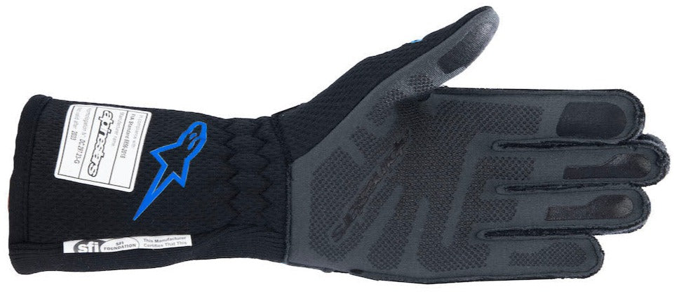 Alpinestars Tech-1 ZX v4 Nomex Gloves Black / Blue Palm Image