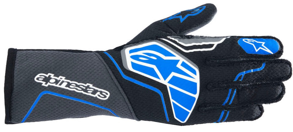 Alpinestars Tech-1 ZX v4 Nomex Gloves Black / Blue Image