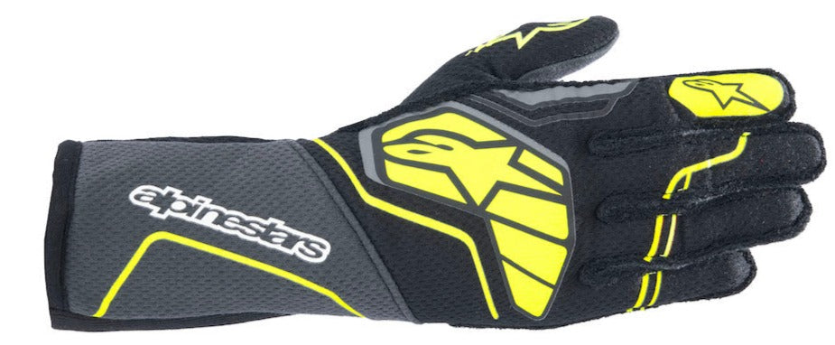 Alpinestars Tech-1 ZX v4 Nomex Gloves Black / Yellow Image