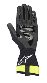 Thumbnail for Alpinestars Tech1-KX V3 Kart Racing Glove Black / yellow Palm 1-KX Alpinestars Kart Race Glove V3