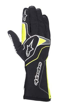 Thumbnail for Alpinestars Tech1-KX V3 Kart Racing Glove Black / Yellow 1-KX Alpinestars Kart Race Glove V3