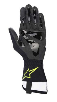 Thumbnail for Alpinestars Tech1-KX V3 Kart Racing Glove White / Black Palm 1-KX Alpinestars Kart Race Glove V3