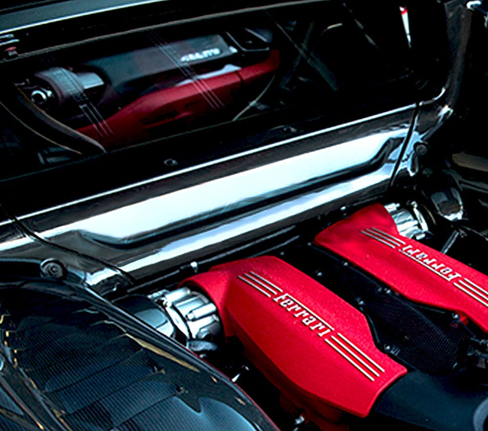 C3 Carbon Ferrari 488 GTB Carbon Fiber Firewall Panel