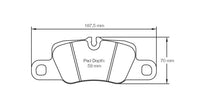 Thumbnail for Pagid Racing Brake Pads No. 4909