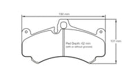 Thumbnail for Pagid Racing Brake Pads No. 8004