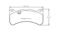 Thumbnail for Pagid Racing Brake Pads No. 8005