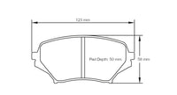 Thumbnail for Pagid Racing Brake Pads No. 8082