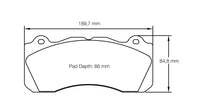 Thumbnail for Pagid Racing Brake Pads No. 8203