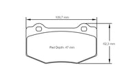 Thumbnail for Pagid Racing Brake Pads No. 8208