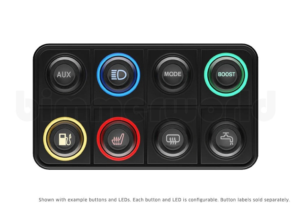 AiM PDM CAN-Configurable Keypad - 8-Button