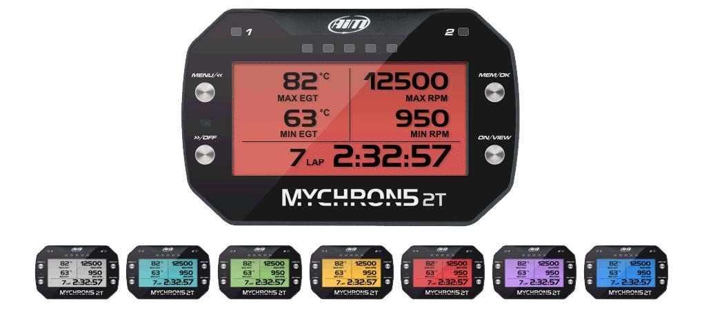 AiM Sports MyChron 5S 2T Dual-Temperature Karting Dash and Data Logger