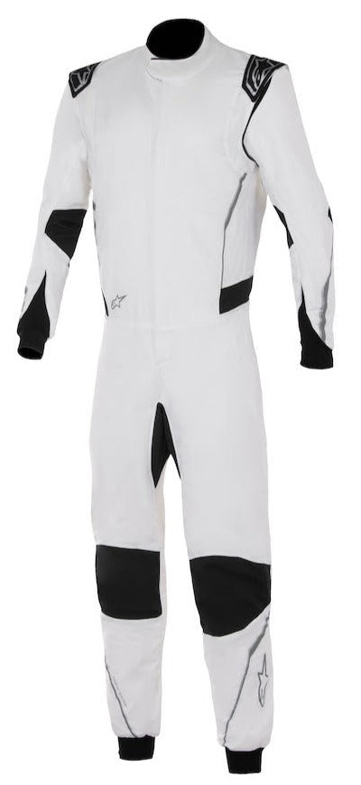 Alpinestars Hypertech v3 Driver Race Suit White Front Image