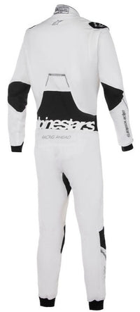 Thumbnail for Alpinestars Hypertech v3 Driver Race Suit White Back image