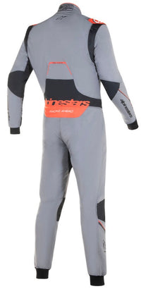 Thumbnail for Alpinestars Hypertech v3 Driver Race Suit Grey Back image