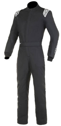 Thumbnail for Alpinestars Vapor DRIVER Racing Suit SFI BLACK / WHITE FRONT IMAGE