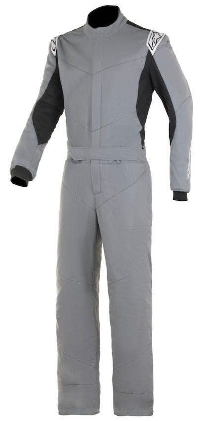 Alpinestars Vapor Racing Suit SFI GREY / BLACK FRONT IMAGE