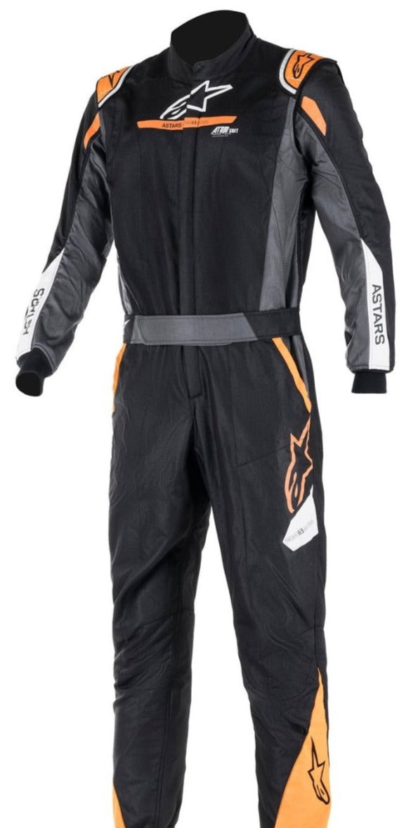 ALPINESTARS ATOM GRAPHIC FIA RACE SUIT FRONT IMAGE