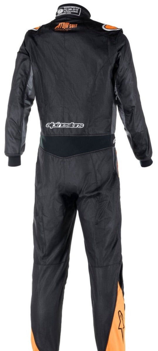 ALPINESTARS ATOM GRAPHIC FIA RACE SUIT BACK IMAGE