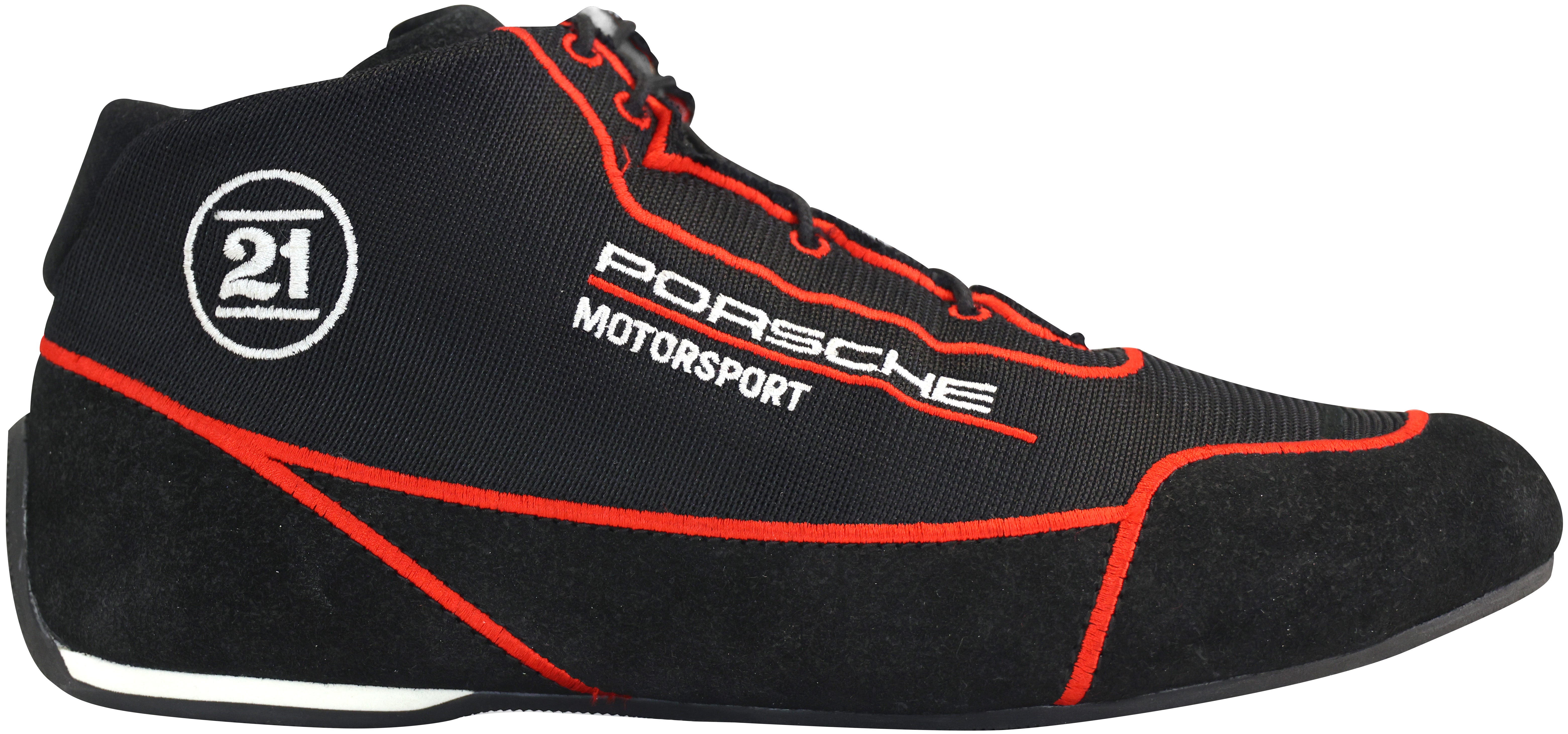 Porsche ポルシェスタンド21 ブラック レーシングシューズ FIA Stand21 Porsche Motorsport Air-S Speed Race Shoe in stock