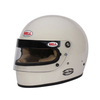 Thumbnail for Experience retro style and modern safety with the Bell Racing Star Classic Vintage Helmet in Heritage White, perfect for motorsports aficionados Image
