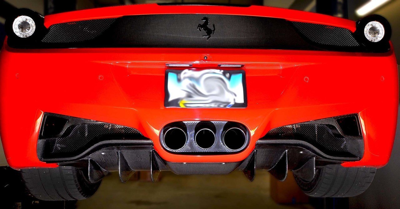 C3 Carbon Ferrari 458 Carbon Fiber Rear Diffuser