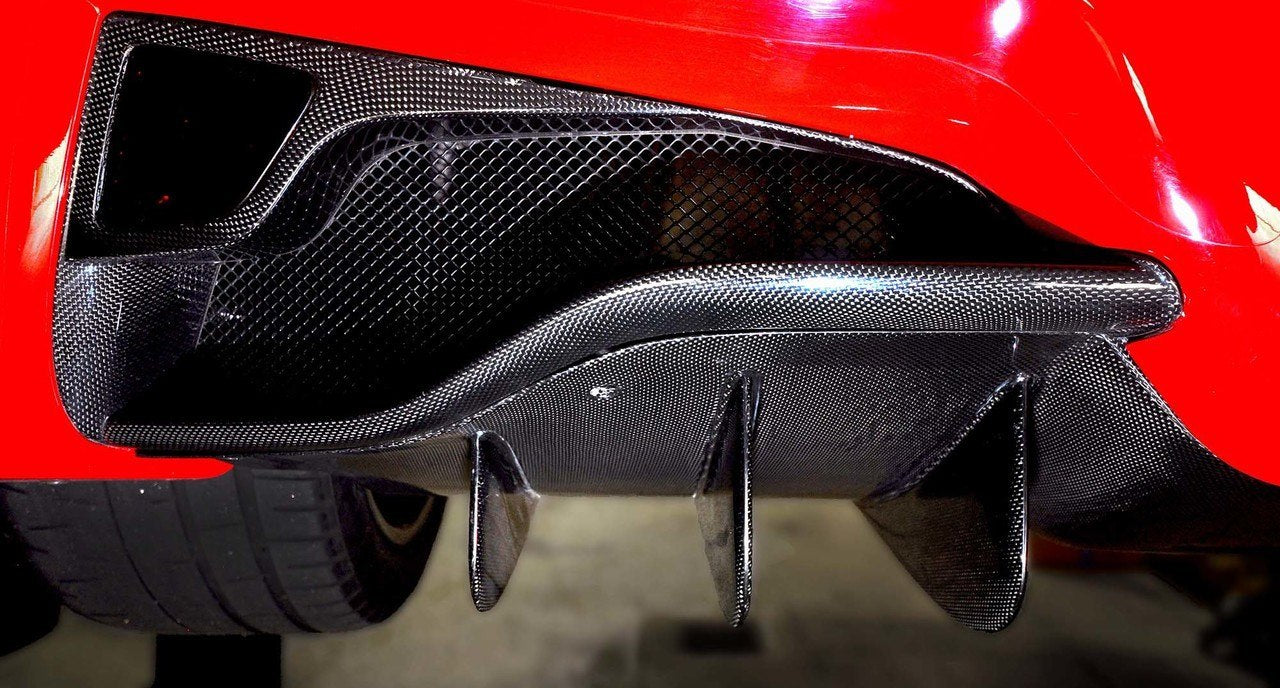 C3 Carbon Ferrari 458 Carbon Fiber Rear Diffuser
