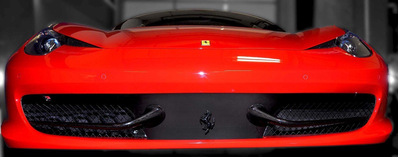 C3 Carbon Ferrari 458 Carbon Fiber Front Intake Winglets
