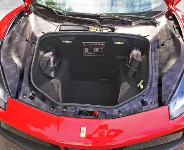 C3 Carbon Ferrari 488 GTB-Spider Carbon Fiber Front Trunk