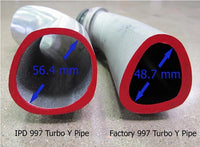 Thumbnail for IPD Y Pipe Porsche 997.1 Turbo-Turbo S (2007-09) oem comparison