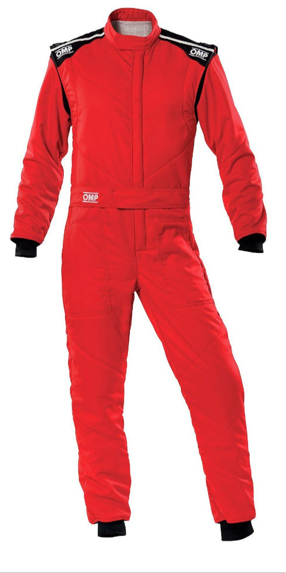 OMP-FIRST-S-DRIVER-Racing-Fire-Suit-Red/Black-Image