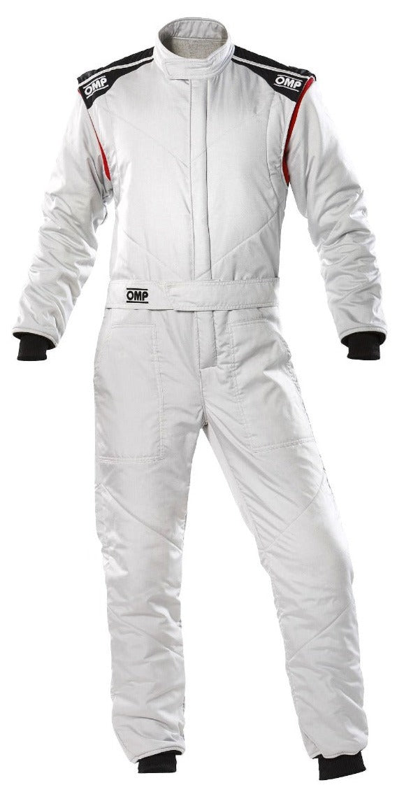 OMP-FIRST-S-DRIVER-Racing-Fire-Suit-Silver/Black-Image