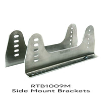 Thumbnail for Racetech RTB1009M side mount brackets for floor mounting RT4119 racing seats