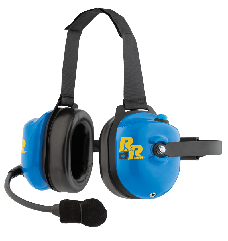 Racing Radios Two-Way Headset Premium Blue