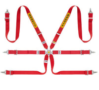 Thumbnail for Sabelt Steel Series 2 Inch Rally Harness red best value 6 point harness