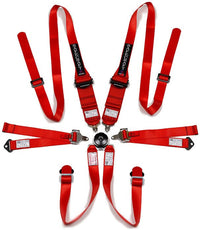 Thumbnail for Safecraft Restraints SFI 6 Point Racing Harness red