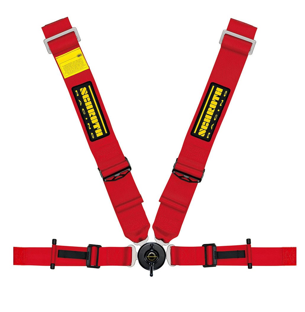 Schroth Profi II ASM 4 Point Harness (Anti-Sub) red
