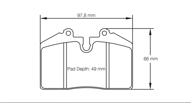 Pagid Racing Brake Pads No. 1203