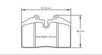 Thumbnail for Pagid Racing Brake Pads No. 1203